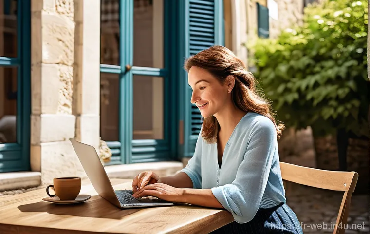 웹디자인 연봉 협상 체크포인트 - **Prompt:** A diverse group of French web designers in a vibrant, modern co-working space located in...