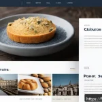 웹디자인 사용자 경험 개선법 - A modern, clean website interface showcasing an intuitive navigation menu with clearly structured me...